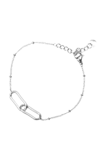 Go Dutch Label D&E | Linked chain bracelet - zilver
