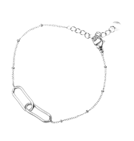Go Dutch Label D&E | Linked chain bracelet - zilver