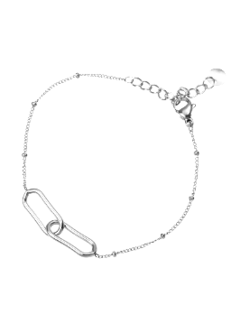 Go Dutch Label D&E | Linked chain bracelet - zilver