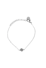 Go Dutch Label D&E | Small clover bracelet - zilver