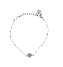 Go Dutch Label D&E | Small clover bracelet - zilver