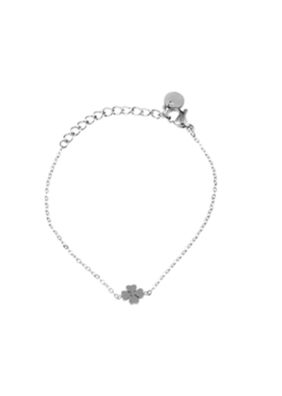Go Dutch Label D&E | Small clover bracelet - zilver
