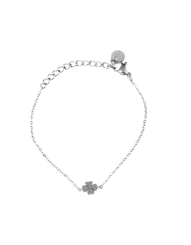 Go Dutch Label D&E | Small clover bracelet - zilver