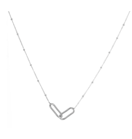 Go Dutch Label D&E - Linked chain necklace silver