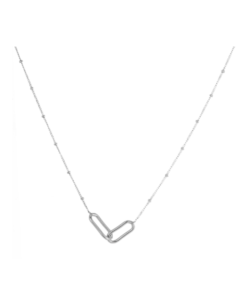 Go Dutch Label D&E - Linked chain necklace silver