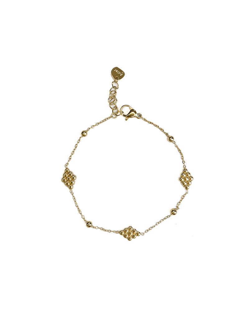 21Jewelz Diamond dots bracelet