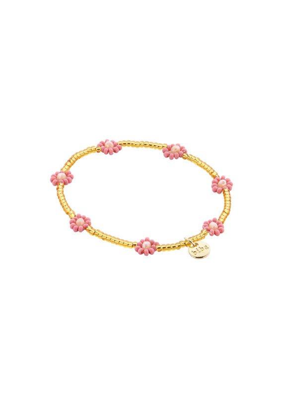 Biba Flower bracelet old pink