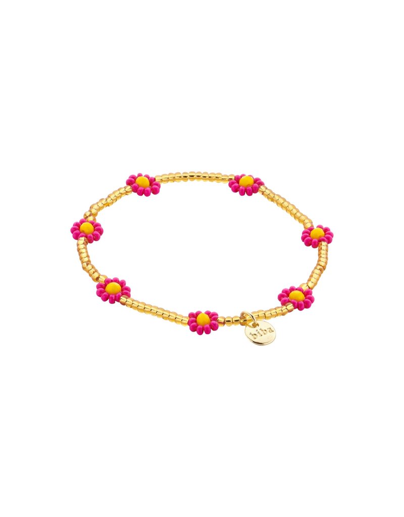 Biba Flower bracelet fuchsia