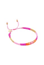 Biba Beads bracelet orange/pink set