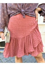 Lofty Manner Skirt Jalis - Dark Pink