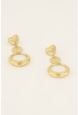 My Jewellery Earrings statement heart hoops