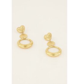 My Jewellery Earrings statement heart hoops