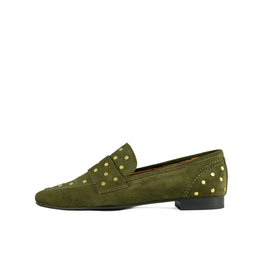 Babouche Babouche - Casual studded loafer suede kaki