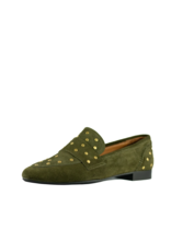 Babouche Babouche - Casual studded loafer suede kaki