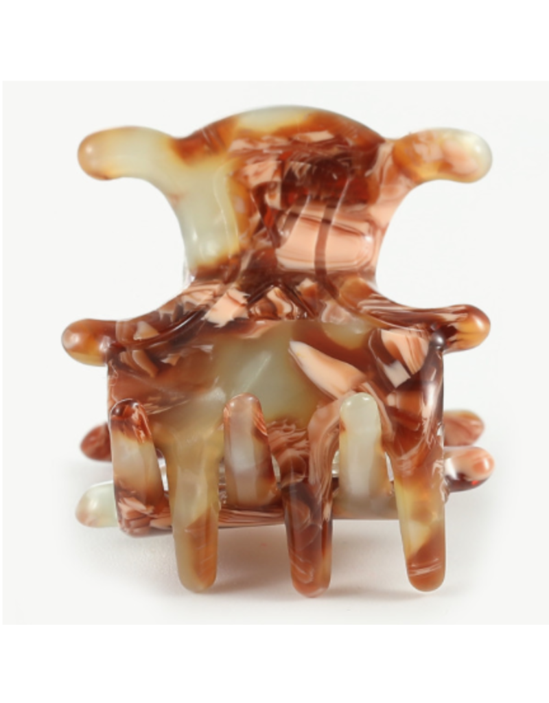 21Jewelz Marble chic rust hairclip mini