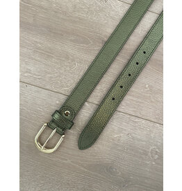 21Jewelz Musthave gold detailed belt metallic green