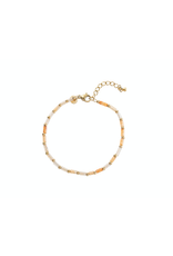 Go Dutch Label D&E - Long bead bracelet gold