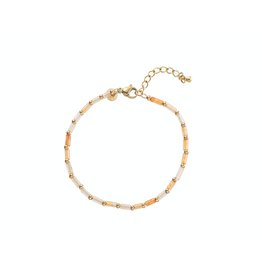 Go Dutch Label D&E - Long bead bracelet gold