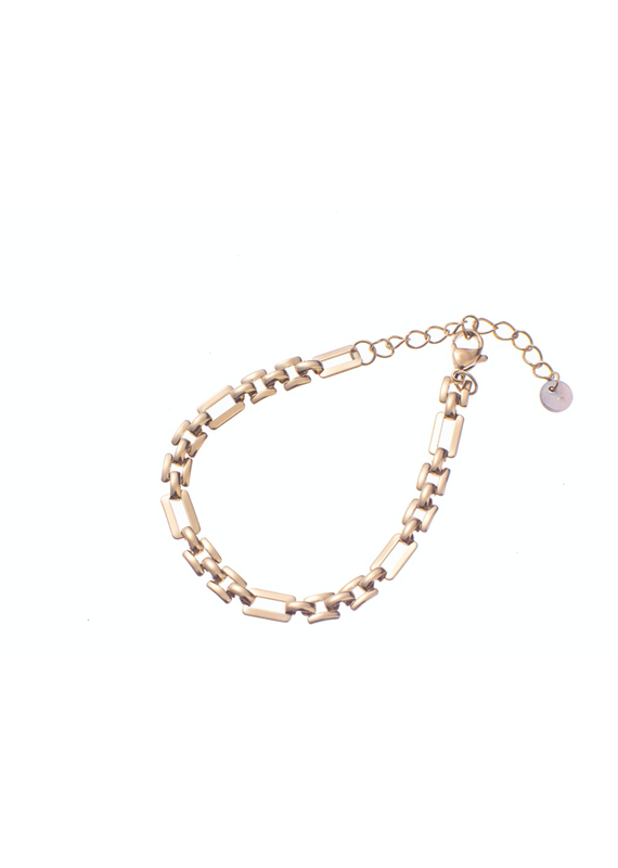 Go Dutch Label D&E - Rectangle Chain gold