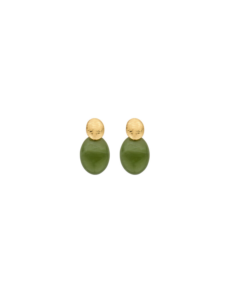 Biba BIBA - Gold army earrings