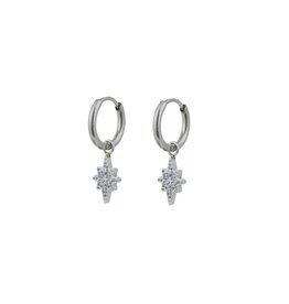 Go Dutch Label Little diamond stars earrings