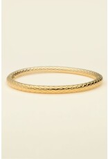 My Jewellery Bangle met geruit patroon - goud