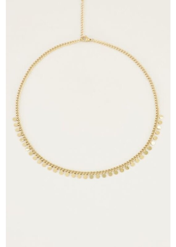 My Jewellery Ketting kleine muntjes - goud