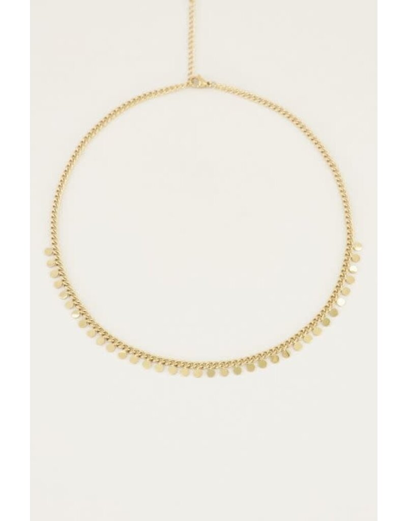 My Jewellery Ketting kleine muntjes - goud
