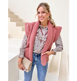 21Jewelz - The Label 21Jewelz | Teddy gilet Dionne - Vintage Pink