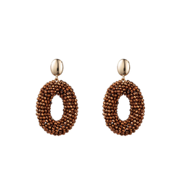 21Jewelz D&E - Oval bronze beads