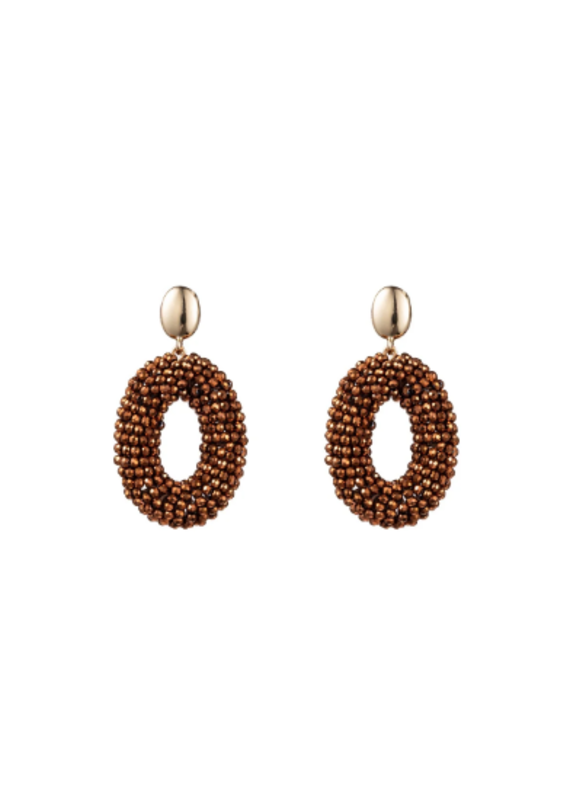 21Jewelz D&E - Oval bronze beads