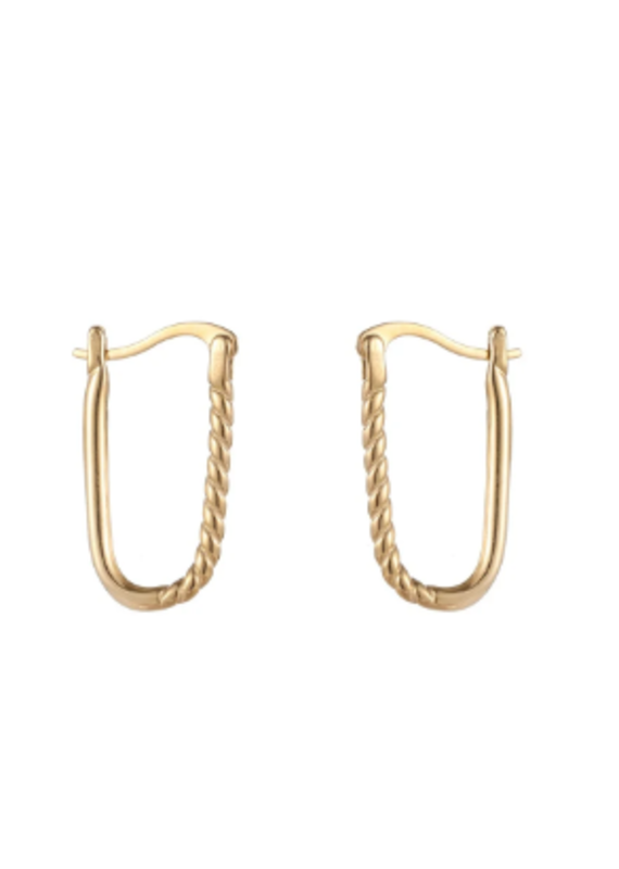 Go Dutch Label D&E - Twisted oval hoops