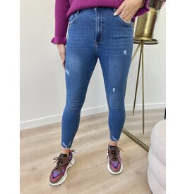 VS MISS High waist skinny jeans - dark blue