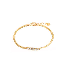 21Jewelz Gold strass bracelet