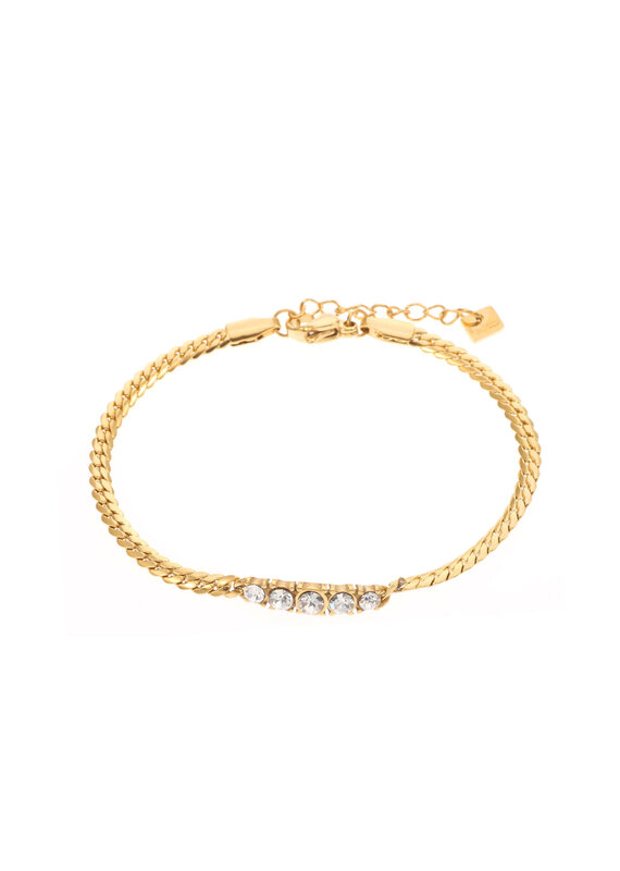 21Jewelz Gold strass bracelet