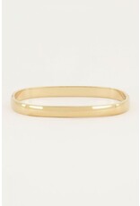My Jewellery My Jewellery - Bangle rechthoekig breed - goud