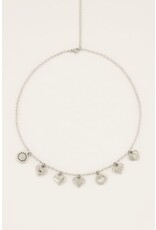 My Jewellery Candy ketting met bedels - zilver