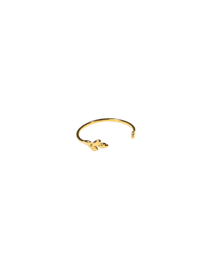 21Jewelz Open ring blaadje - goud