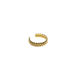 21Jewelz Gevlochten ring - goud