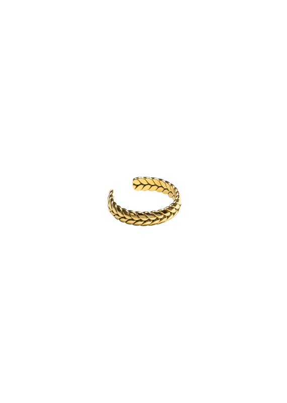 21Jewelz Gevlochten ring - goud