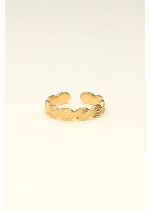 My Jewellery Ring met vlecht - goud