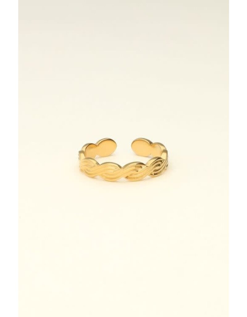 My Jewellery Ring met vlecht - goud