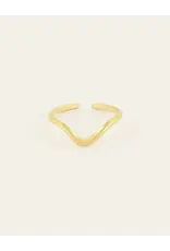 My Jewellery Ring met V shape - goud