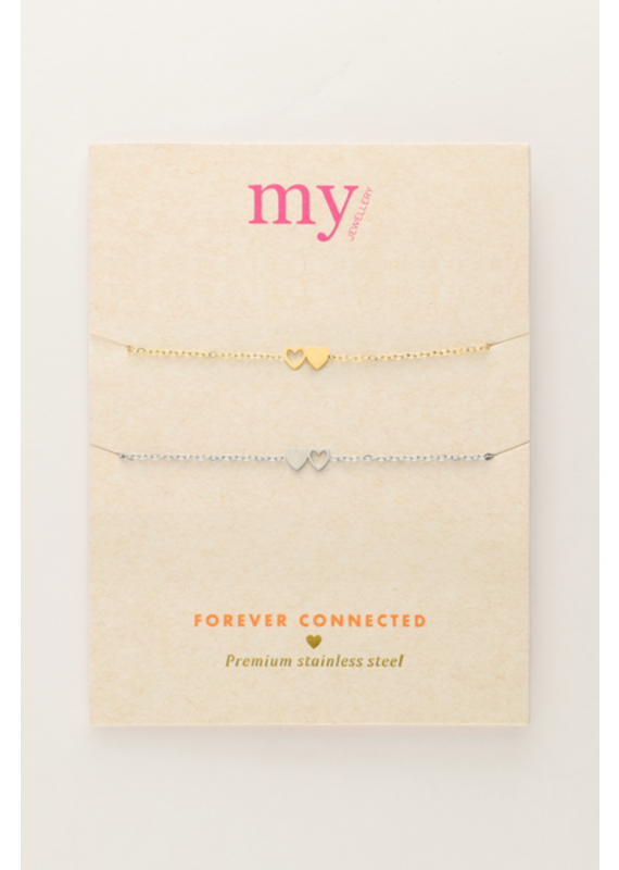 My Jewellery Forever connected armband - zilver/goud