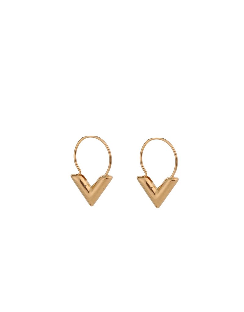 Go Dutch Label D&E - Small V earrings