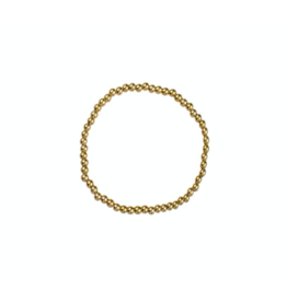 Go Dutch Label D&E - Armband met bolletjes 4mm - goud