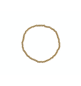 Go Dutch Label D&E - Armband met bolletjes 3mm - goud