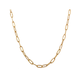 Go Dutch Label D&E - Fijne schakelketting - goud