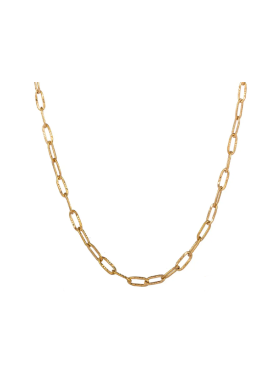 Go Dutch Label D&E - Fijne schakelketting - goud