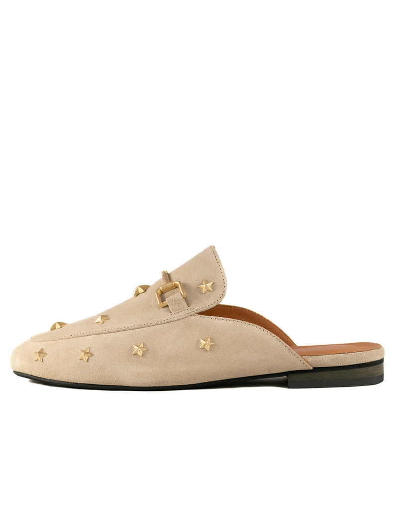 Babouche Babouche - muiltje Shenna suede beige